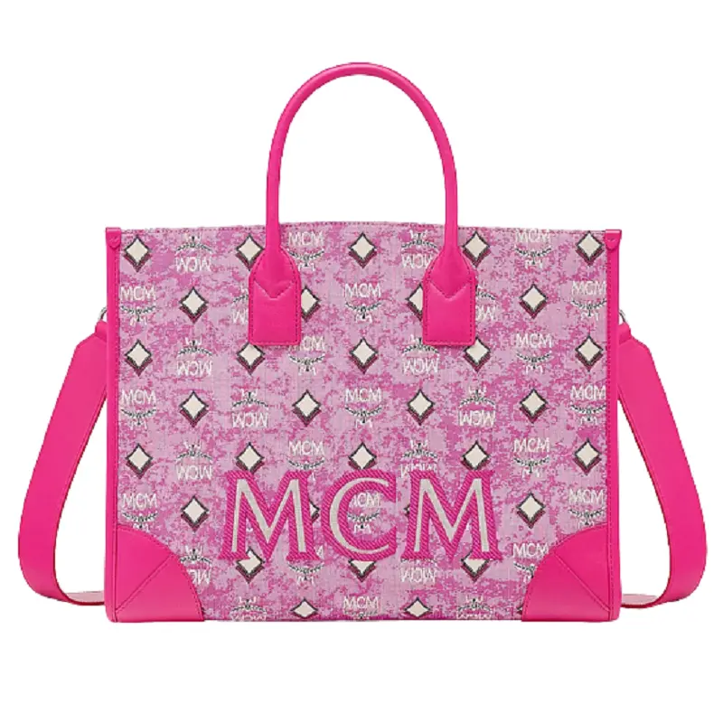 Túi MCM München Tote in Vintage 'Pink' MWTCABO02PK001