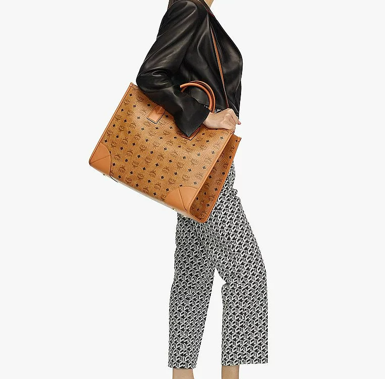 Túi MCM München Tote in Visetos MWTCSBO01CO001 - Ảnh 7