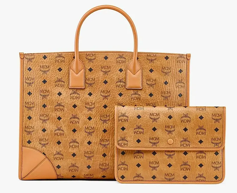 Alternative view of Túi MCM München Tote in Visetos MWTCSBO01CO001