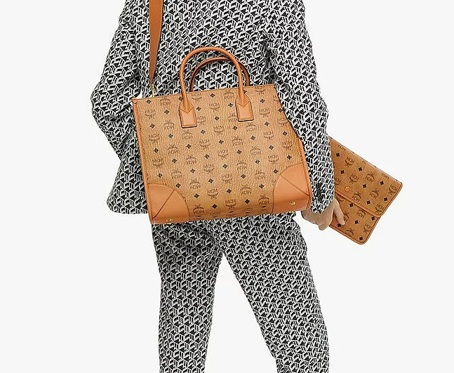 Túi MCM München Tote in Visetos MWTCSBO02CO001 - Ảnh 4