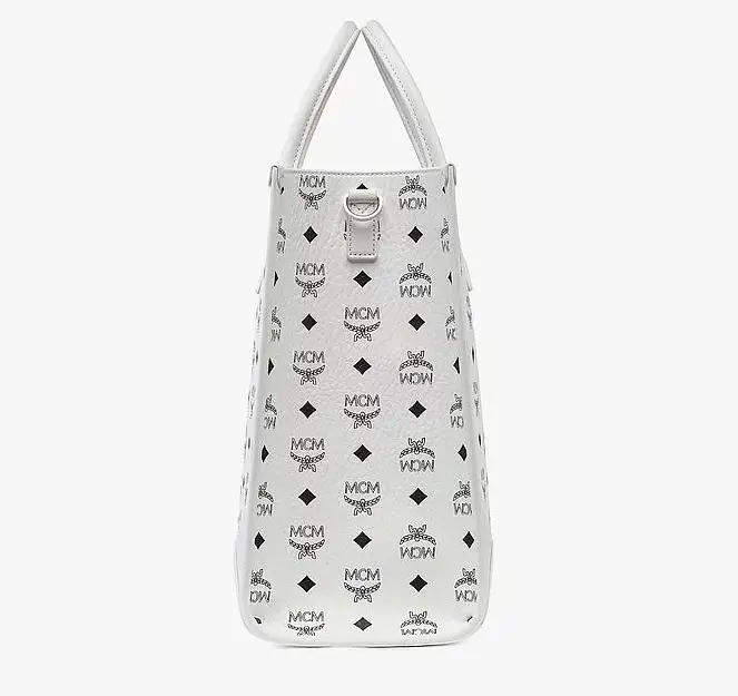 Túi MCM München Tote in Visetos MWTCSBO01WT001 - Ảnh 4
