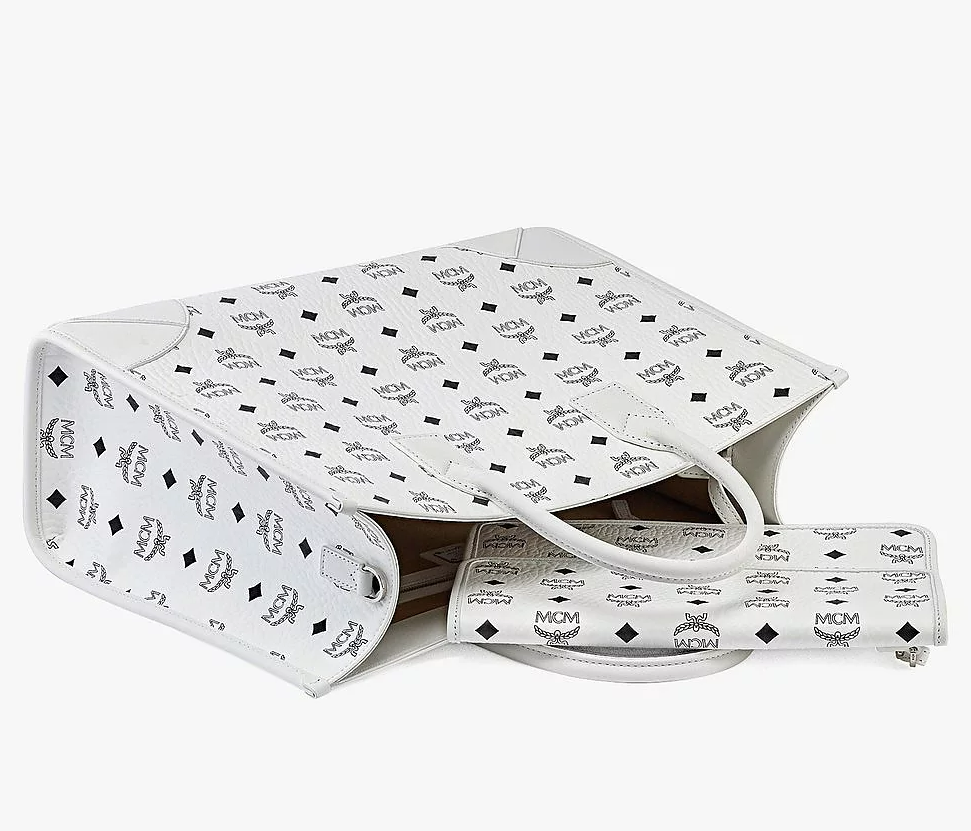 Túi MCM München Tote in Visetos MWTCSBO02WT001 - Ảnh 3