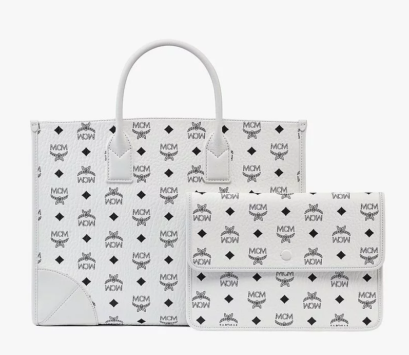 Túi MCM München Tote in Visetos MWTCSBO02WT001 - Ảnh 2