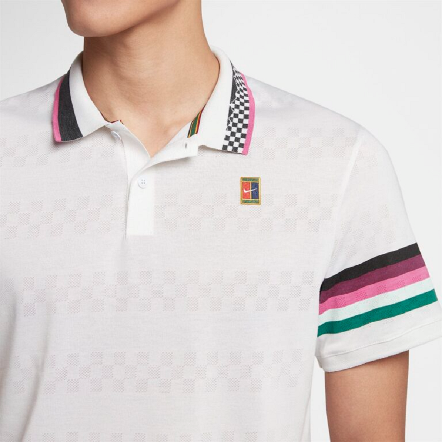 Áo Nike Court Advantage Performance Tennis Polo AJ8072-101 - Ảnh 2
