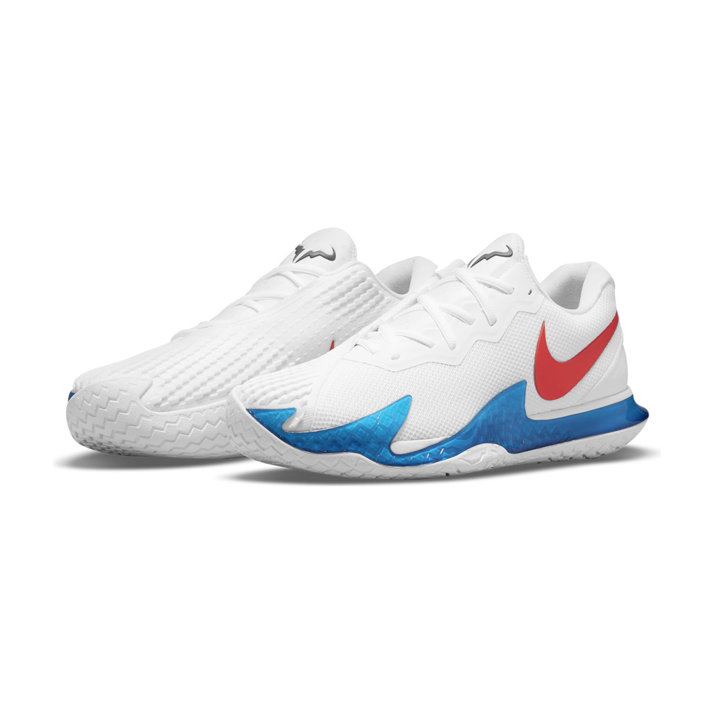 Giày Nike Court Zoom Vapor Cage 4 Rafa 'White Binary Blue Red' DD1579-113 - Ảnh 2