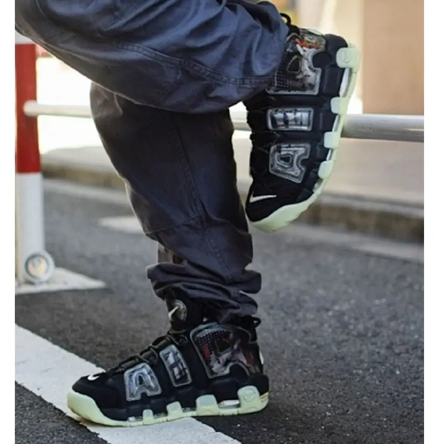 Alternative view of Giày Nike Air More Uptempo Utagawa Kuniyoshi 'Black' DM6213-045