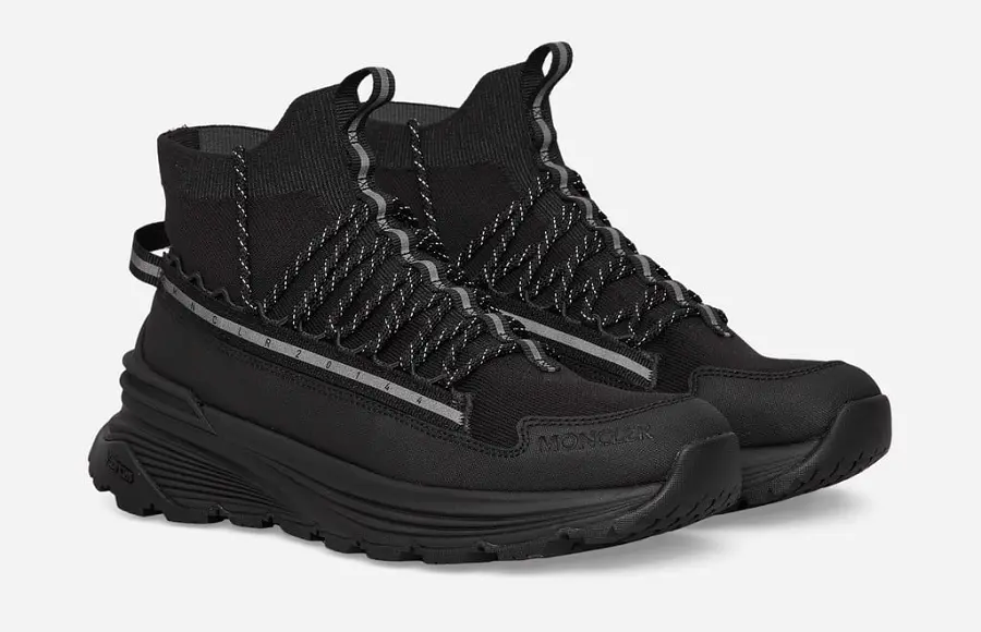 Giày Moncler Monte Runner High Trainers 'Black' I109A4M00220M2957999 - Ảnh 4