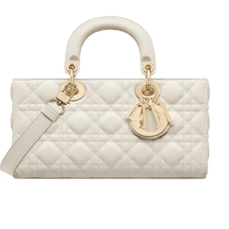 Túi Dior Medium Lady D-joy Bag 'White' M0540ONGE-M030