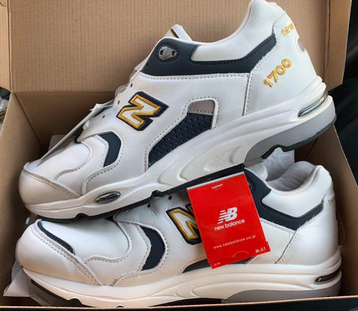 Giày New Balance 1700 Made in USA 'White Navy' M1700WN - Ảnh 6