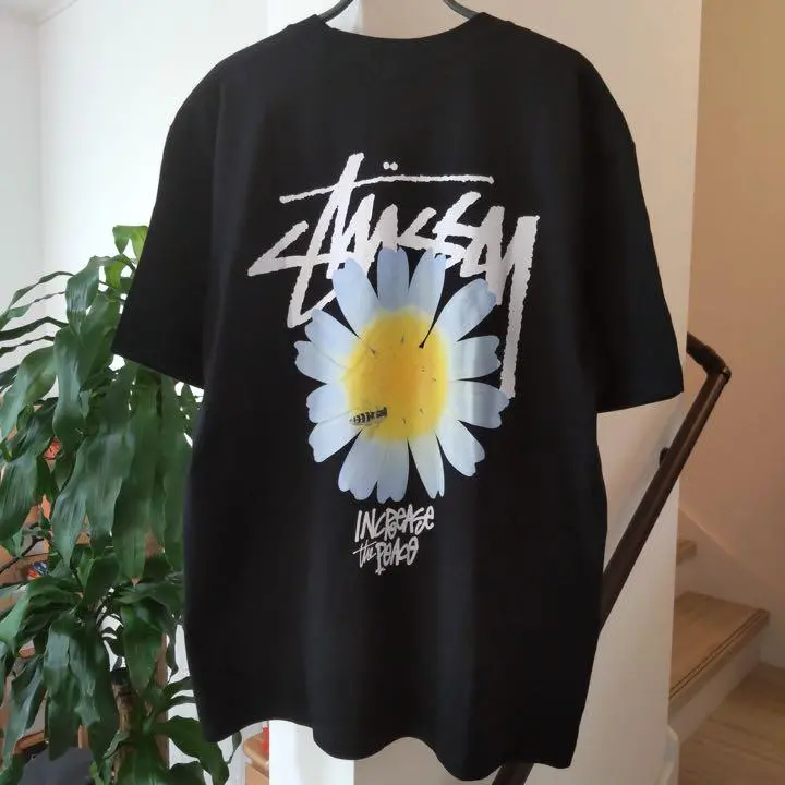 Áo Stussy FW22 ITP Flower Tee 'Black' 1904894-BLAC - Ảnh 3