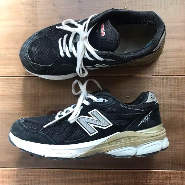 Giày New Balance 990v3 Made in USA 'Black White' W990BK3 - Ảnh 4
