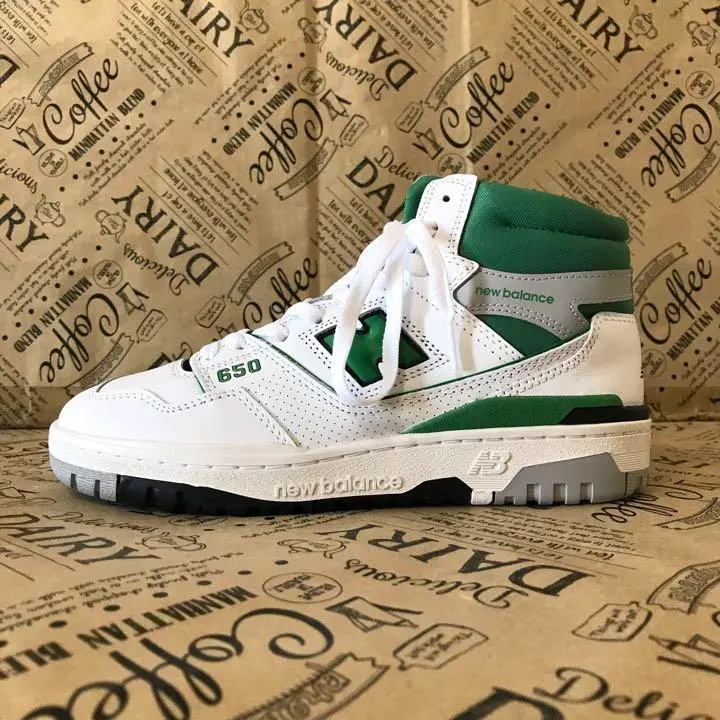 Giày New Balance 650R 'White Green' BB650RWG - Ảnh 3