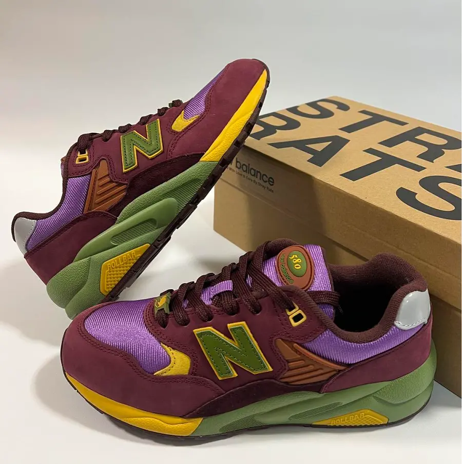 Giày New Balance 580 Japan Brown MRT580BD - Ảnh 4