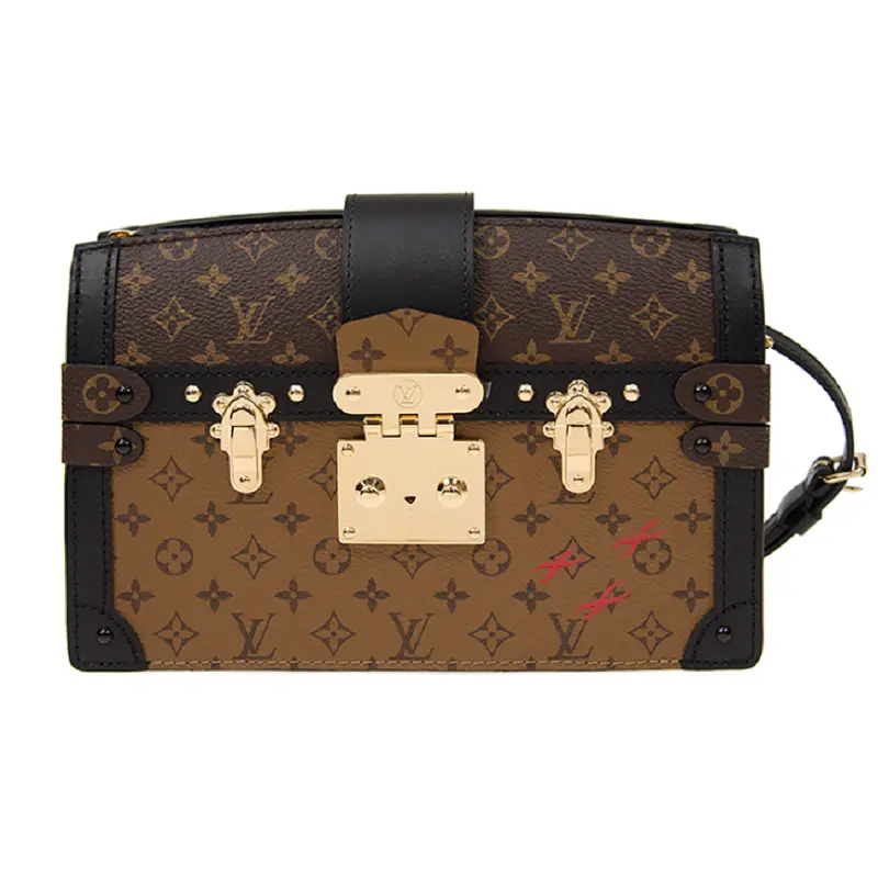 Túi Louis Vuitton Trunk Clutch Monogram Canvas Handbags M43596