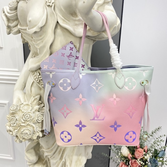 Túi Louis Vuitton Neverfull MM Tote 'Sunset Pastel' M46077 - Ảnh 2