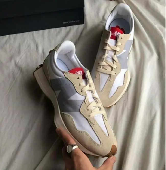 Giày New Balance 327 ‘White Turtle Dove’ MS327STB - Ảnh 5