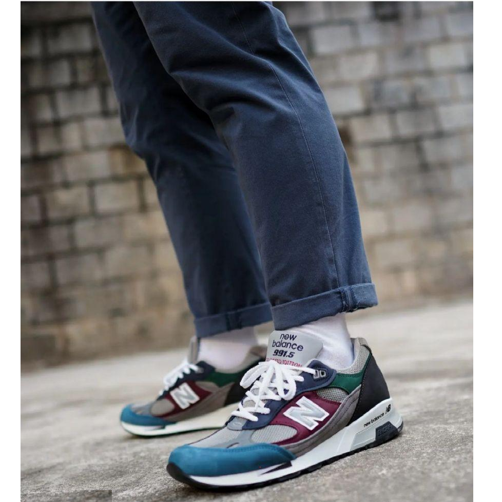 Giày New Balance 991.5 Made In England ‘Grey Blue’ M9915SPK - Ảnh 2