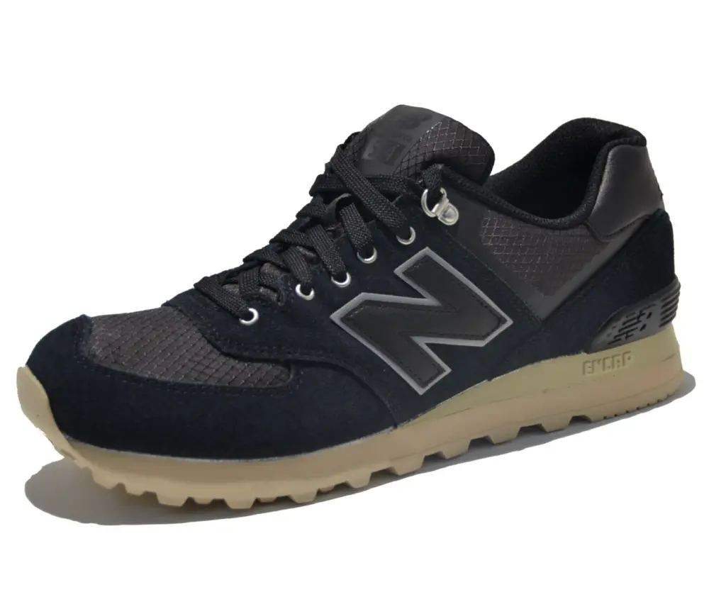 Giày New Balance 574 Series Retro Unisex Black ML574PKP - Ảnh 4