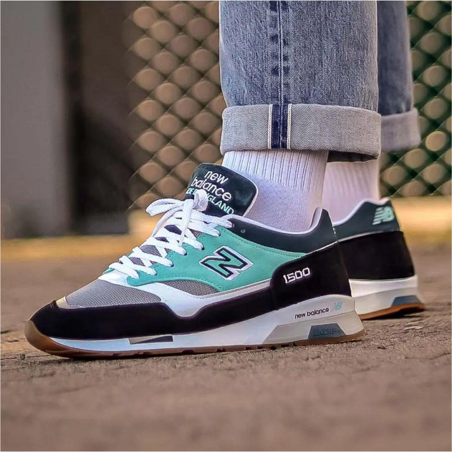Giày New Balance 1500 MiE 'Teal Black' M1500LIB - Ảnh 4