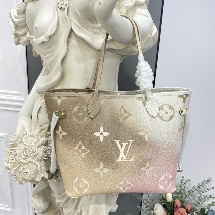 Túi Louis Vuitton Neverfull MM Tote 'Sunset Khaki' M59859 - Ảnh 3