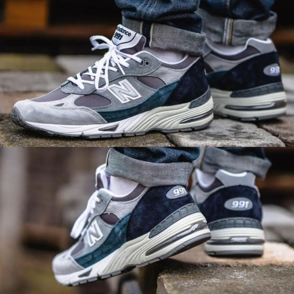 Giày New Balance 991 Made In England 'Nu Block' M991GBT - Ảnh 3