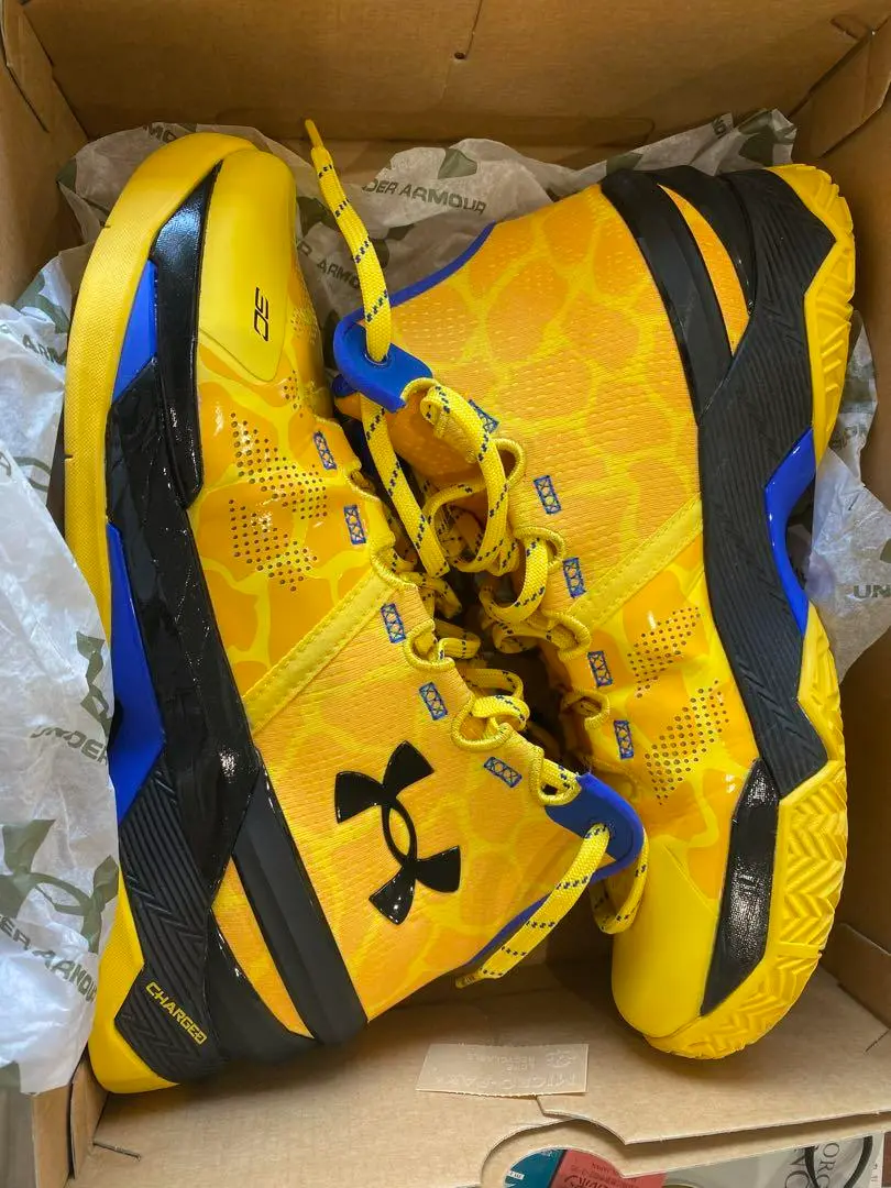 Giày Under Armour Curry 2 Retro GS 'Double Bang' 3026302-700 - Ảnh 5