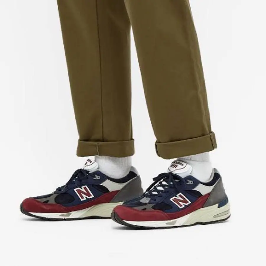 Alternative view of Giày New Balance 991 Made in England ‘Navy Burgundy’ M991RKB