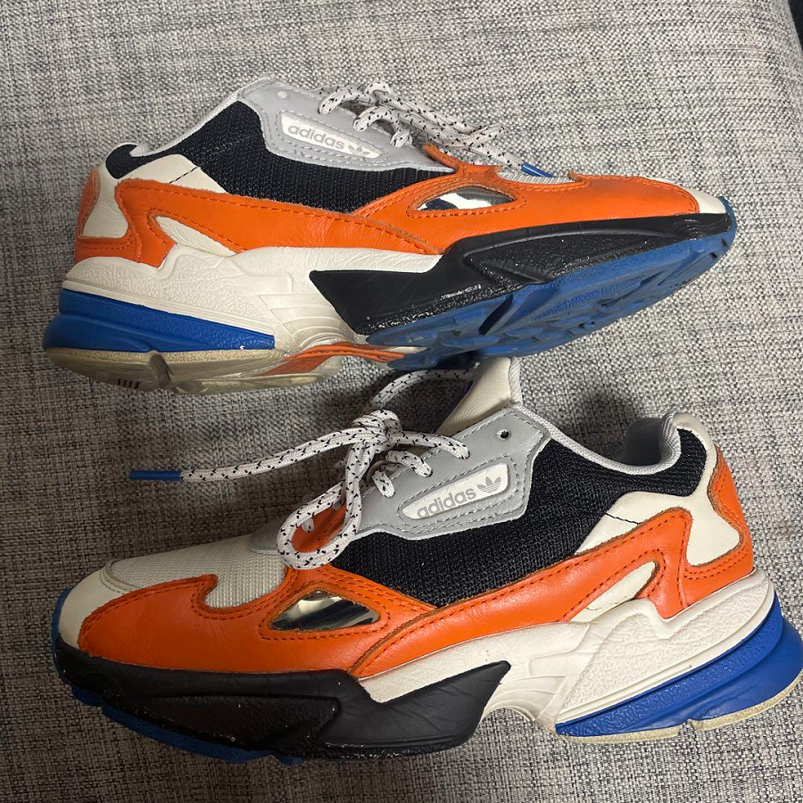 Giày Adidas originals Falcon 'Off White Orange' EG9934 - Ảnh 3