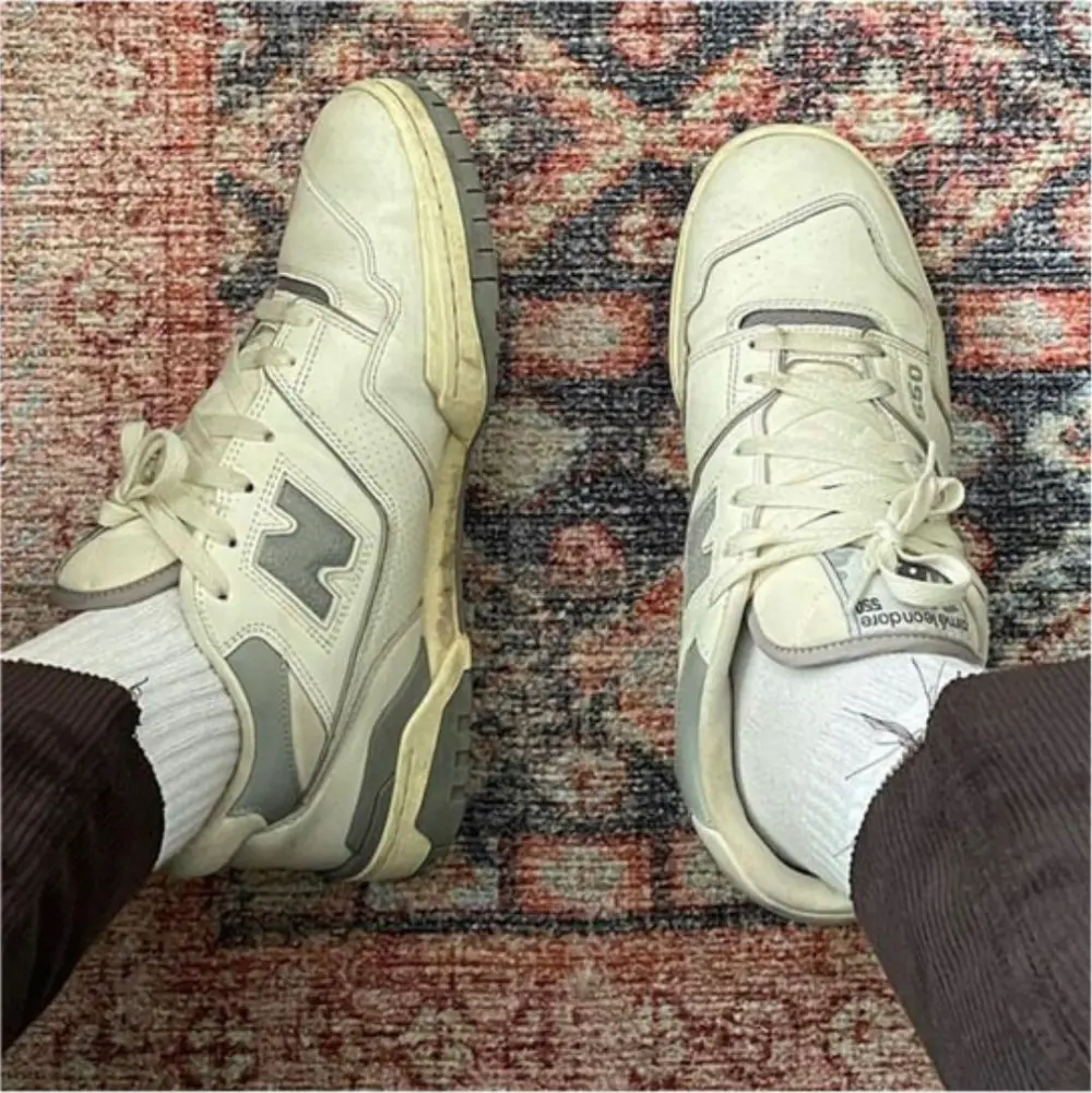 Giày New Balance 650R "Aime Leon Dore White Grey" BB650RA1 - Ảnh 5