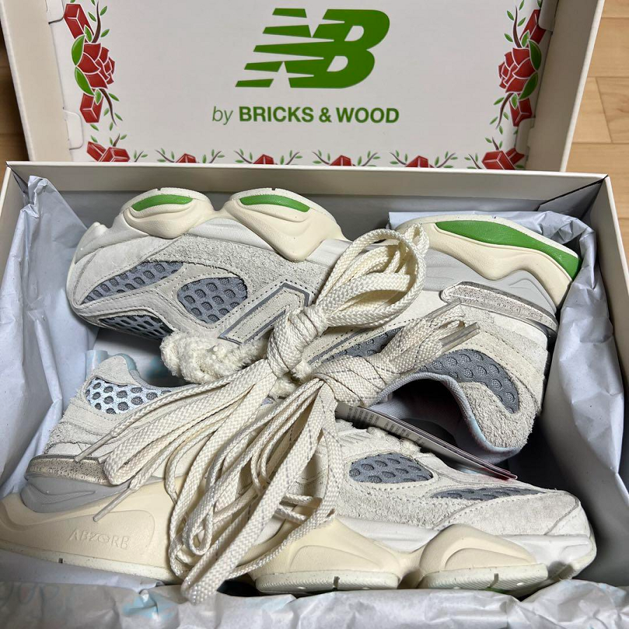 Giày New Balance 9060 Bricks & Wood 'Grey' U9060BW1 - Ảnh 3