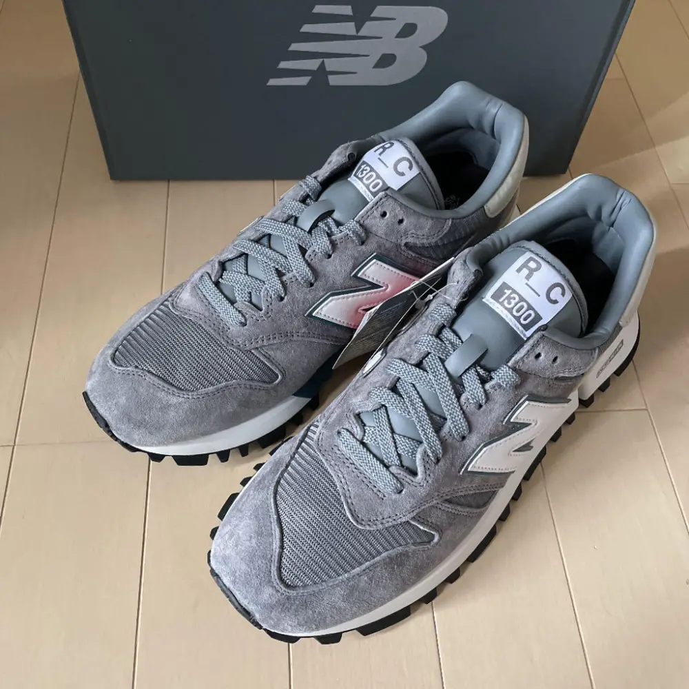 Giày New Balance RC 1300 'Green Logo Pack Grey' MS1300GG - Ảnh 4