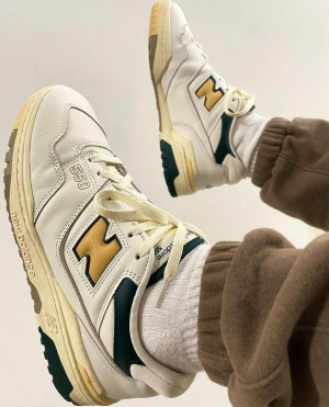 Alternative view of Giày New Balance Aimé Leon Dore x 550 'Green Yellow' BB550A2