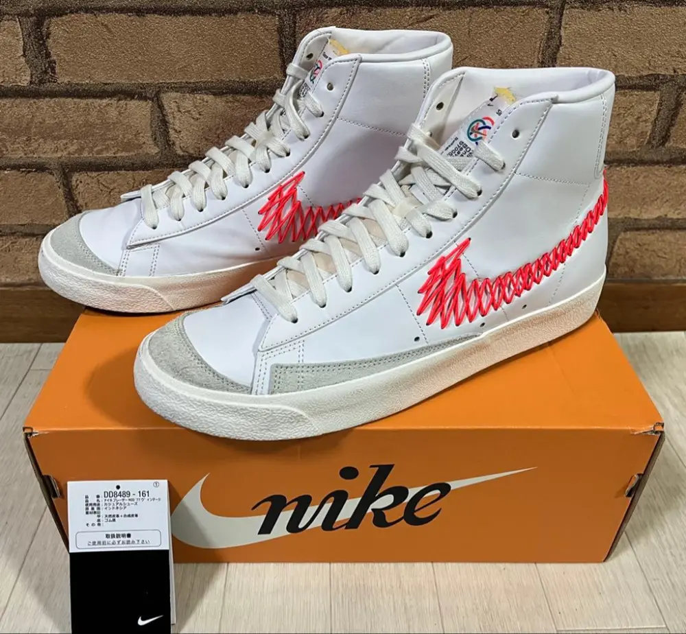 Giày Nike Blazer Mid '77 Vintage 'Double Zig Zag Stitched Swoosh' DD8489-161 - Ảnh 4