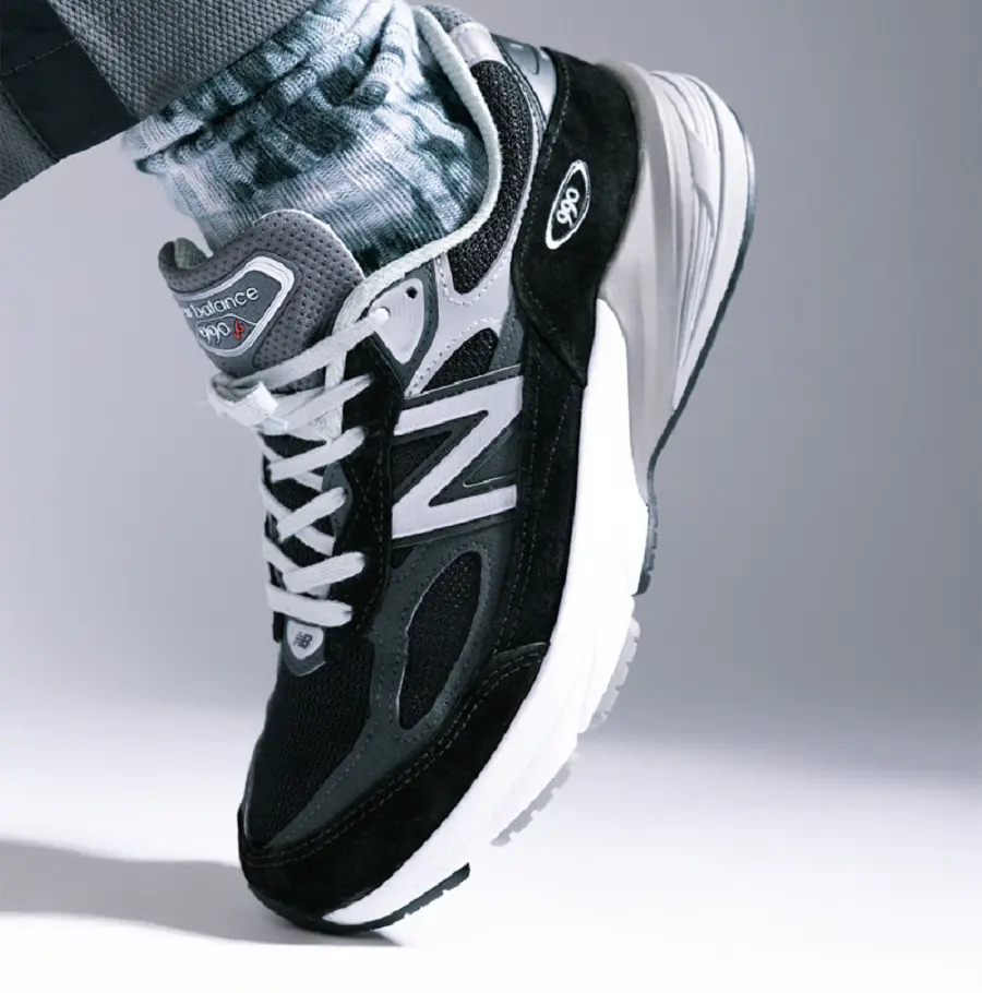 Giày New Balance 990v6 Made in USA 'Black Silver' M990BK6 - Ảnh 5