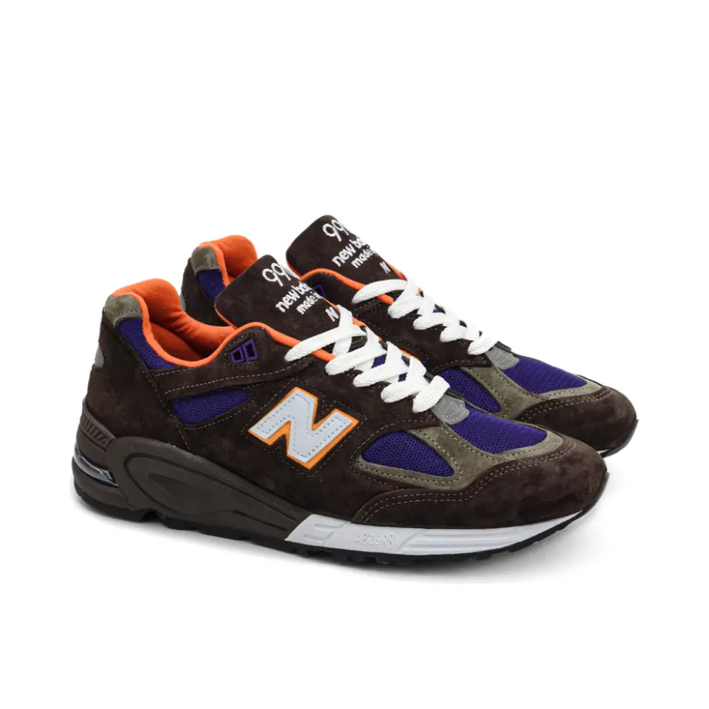 Giày New Balance Teddy Santis x 990v2 'Brown Purple' M990BR2 - Ảnh 5