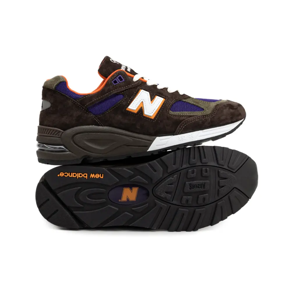 Giày New Balance Teddy Santis x 990v2 'Brown Purple' M990BR2 - Ảnh 7