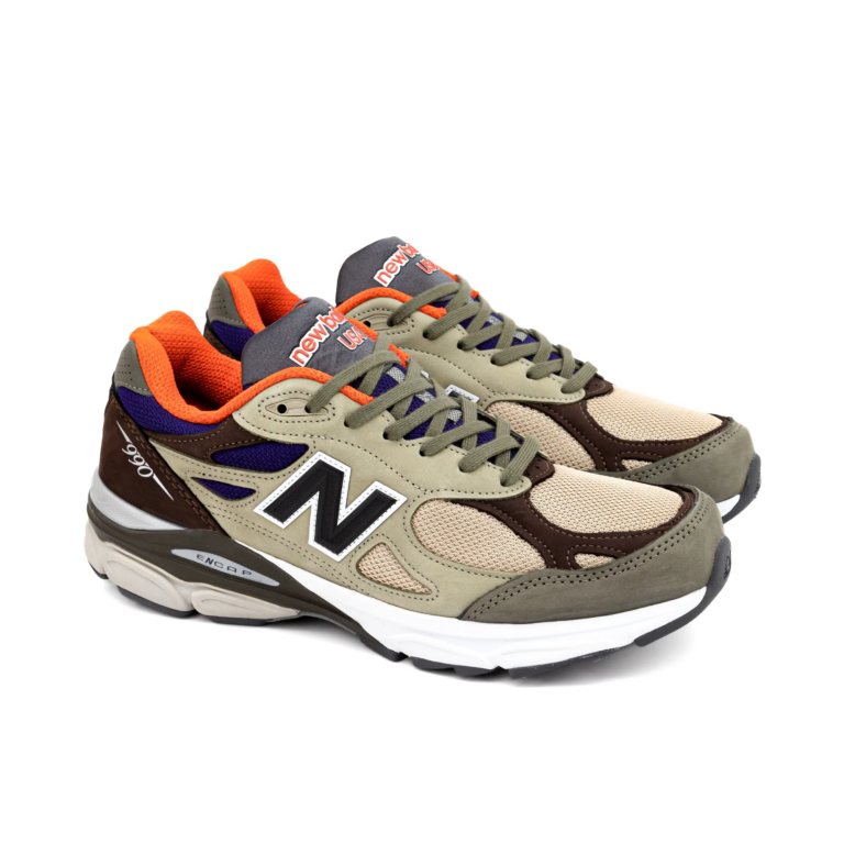 Giày New Balance Teddy Santis x 990v3 Made in USA ‘Tan Orange’ M990BT3 - Ảnh 4