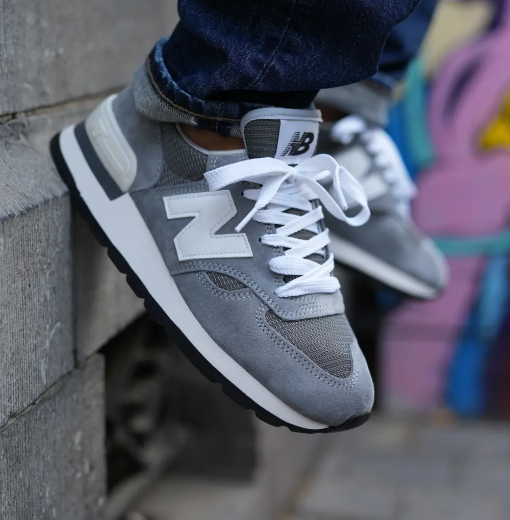 Alternative view of Giày New Balance 990v1 Made in USA 'Grey' M990GR1