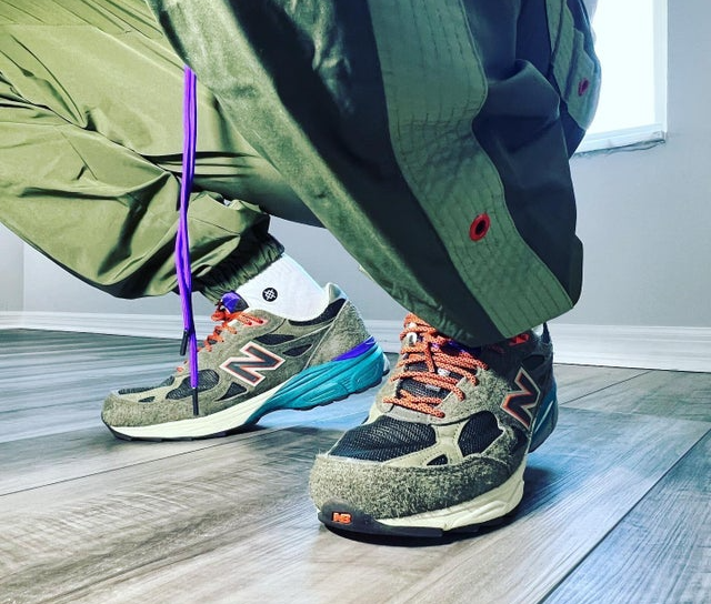 Giày New Balance 990v3 Trailblazers 'Moss Purple' M990SO3 - Ảnh 2