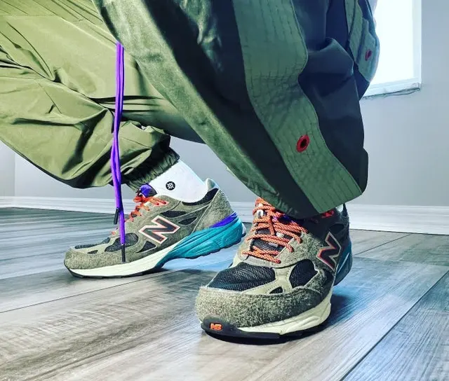 Alternative view of Giày New Balance 990v3 Trailblazers 'Moss Purple' M990SO3