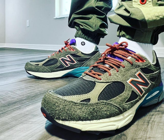 Giày New Balance 990v3 Trailblazers 'Moss Purple' M990SO3 - Ảnh 3
