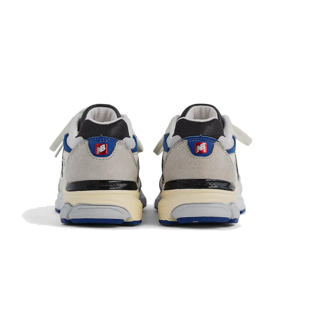 Giày New Balance In USA 990 V3 'White Blue' M990WB3 - Ảnh 3