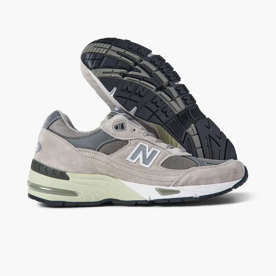 Giày New Balance 991 ‘Grey White’ M991GL - Ảnh 4