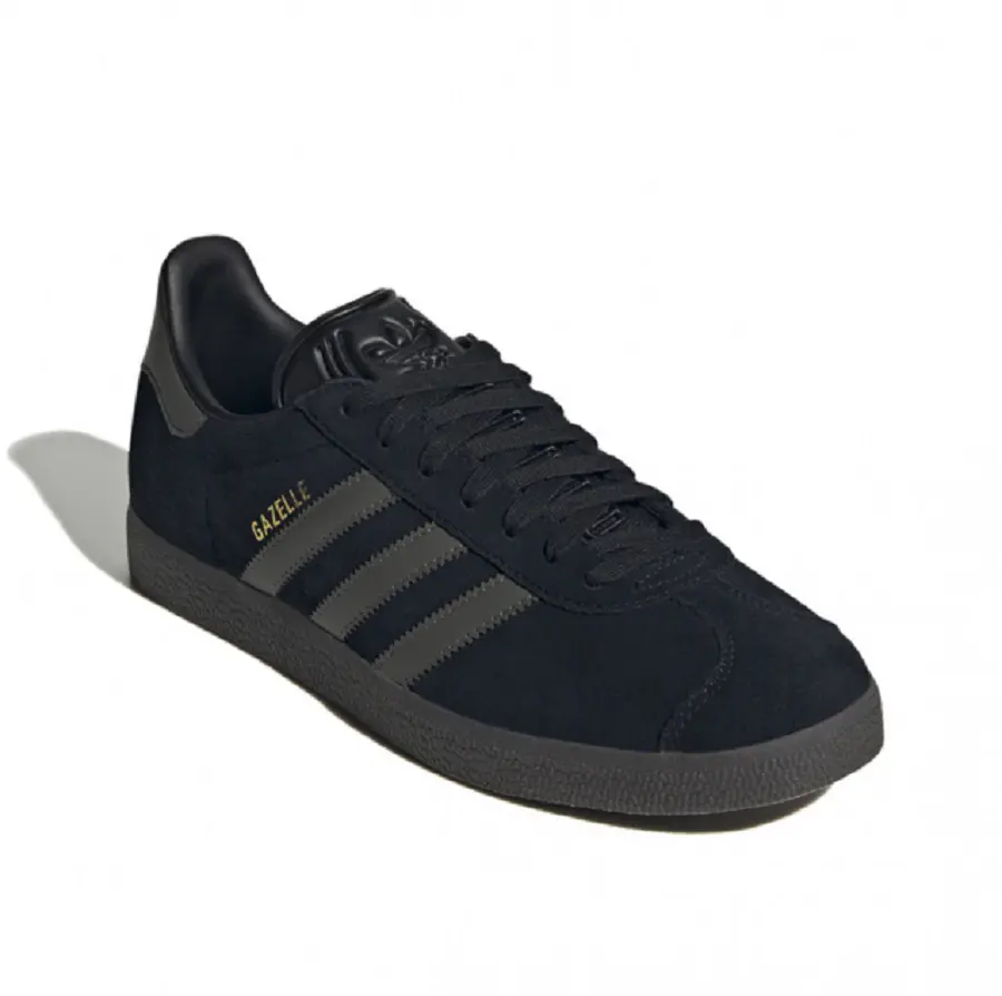 Alternative view of Giày Adidas Gazelle 'Core Black Gold Metallic Sword' ID6105