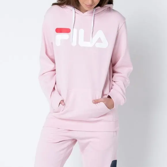 Alternative view of Áo Fila Women's Lucy Hoodie 'Digital Pink'