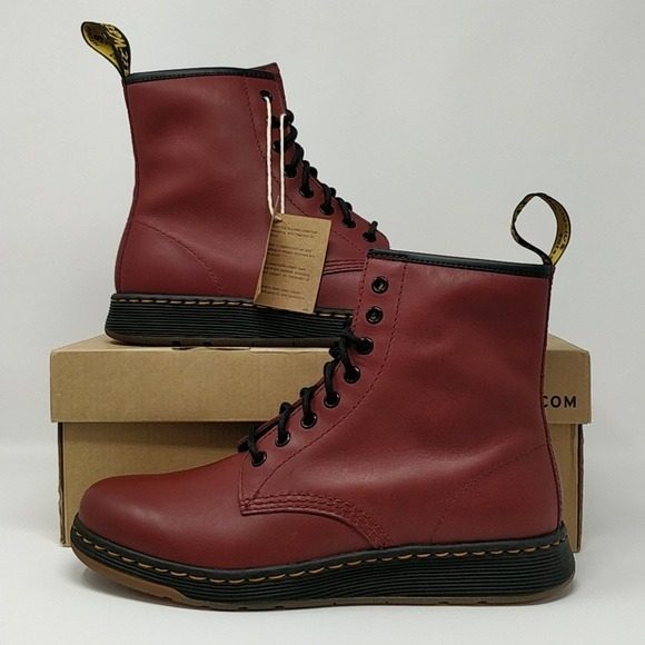 Giày Dr. Martens 1460 Newton Leather Lite Boot 'Cherry Red' 21856600 - Ảnh 4