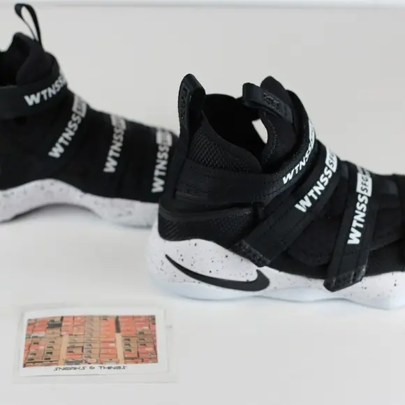 Giày Nike Lebron Soldier Xi Flyease 'Black' AJ6985-002 - Ảnh 4