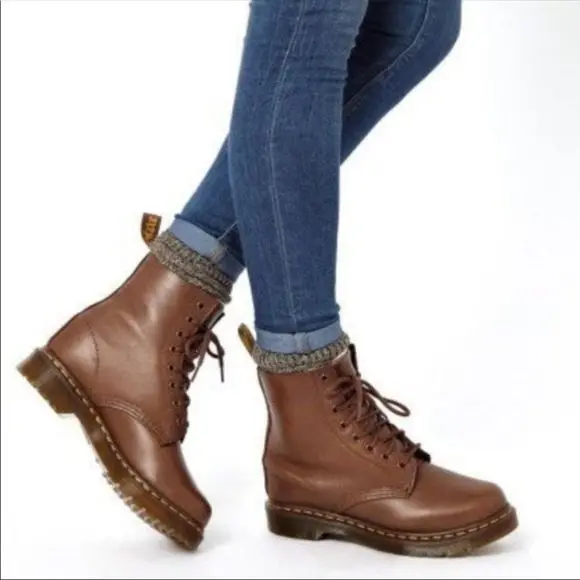 Giày Dr. Martens 1460 'Butterscotch' Orleans 23912243 - Ảnh 5