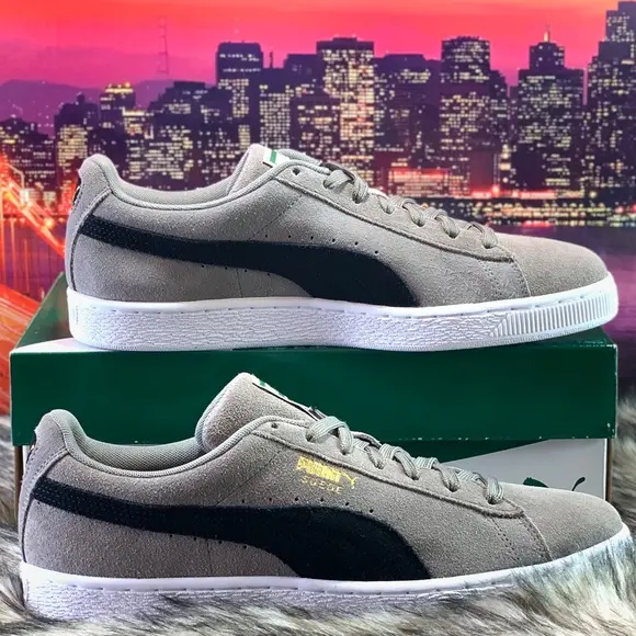 Alternative view of Giày Puma Suede Classic 'Charcoal Gray' 365347-54