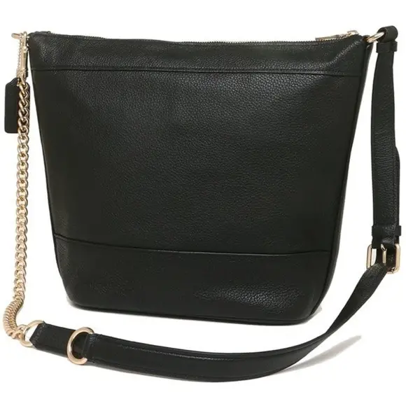 Túi Coach Paxton Duffle Bag Crossbody 'Gold Chain' F72692-IMBLK - Ảnh 4
